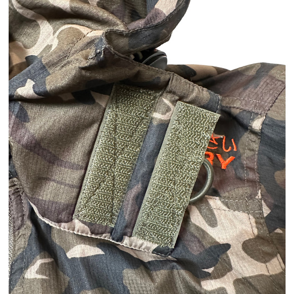 Superdry Japan Camo Mesh Lined Long Sleeve Hooded Windcheater Mens size Medium - Picture 10 of 16